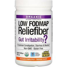 Natural Factors Organic Low Fodmap Reliefiber Tropical Flavor 7.09 oz (201 g)