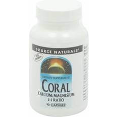 Vitamins & Minerals Source Naturals Coral Calcium Magnesium 200/100mg 90 caps from 90