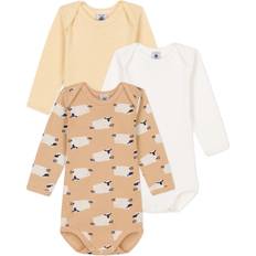 Petit Bateau Lot De 3 Bodies - Fille