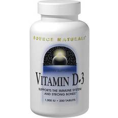 Vitamin d 1000 iu Source Naturals Vitamin D-3 1000 IU, 180 Capsules"