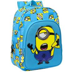 MINIONS "Skolryggsäck Minionstatic Blå (26 x 34 x 11 cm)