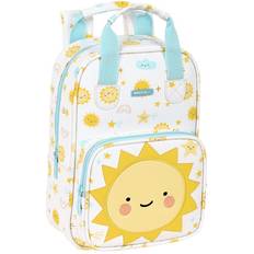 Safta Cartable Solete - Blanc Jaune