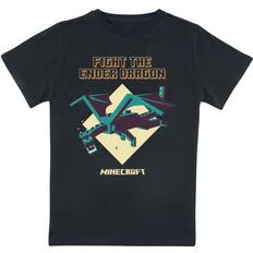 Svarte T-skjorter Minecraft Kid's Ender Dragon T-Shirt