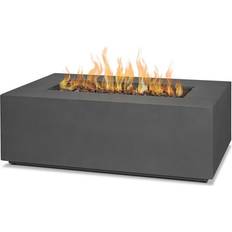 Camping & Outdoor Real Flame Aegean Small Rectangle Fire Table with NG Conversion Weather Slate