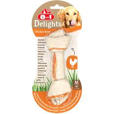 8in1 Chicken Bone Snacks, Hund, Kylling