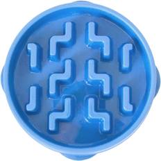 Outward Hound Fun Feeder Slo-Bowl Medio Blu