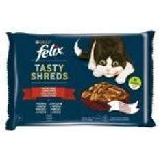 Nestlé Tasty Shreds med oksekød og kylling 4x 80g