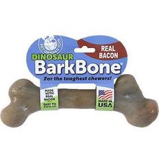 Haustiere Qwerks Bacon Dinosaur BarkBone Dog Chews