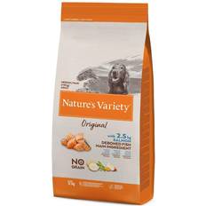 Nature's Variety Original Adult Medium Salmón Pienso Para Perros 2 x 12 kg