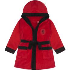 Baby Dressing Gown Toddler Robe Hooded Fleece