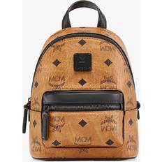 MCM Umhängetaschen MCM Stark Visetos Crossbody - Cognac