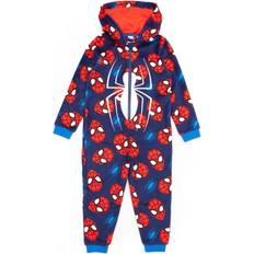 Polyester Pyjamases Marvel Spider-Man Childrens/Kids Sleepsuit (9-10 Years) (Blue/Red)