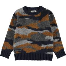 Kamouflage Sweatshirts Barnkläder Molo Bello - Camo Knit (1W22K206 8632)