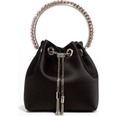 Tekstil Bøttevesker Jimmy Choo Bon Bon Satin Bucket Bag Black