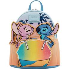 Loungefly Disney Lilo & Stitch Angel and Stitch Snow Cone Date Mini Backpack