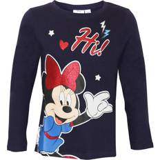 Minnie Mouse Minnie Mouse Flickor Hi Glitter T-Shirt 4-5