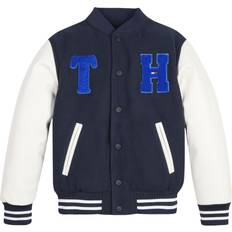 Tommy Hilfiger Reversible Varsity Bomber Jacket DESERT SKY/COBALT