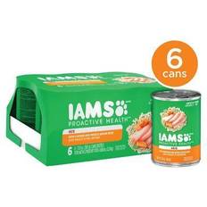 Pets IAMS Proactive Health Adult Ground with Chicken Wet Dog Food 13oz/6ct Pack