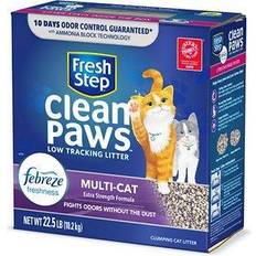 Fresh Step Clean Paws Multi-Cat with the Power of Febreze Clumping Cat Litter