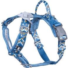 Hurtta Razzle-Dazzle Y-harness Bilberry 45-55