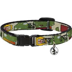 Buckle-Down Wars Boba Fett Utility Belt Cat Collar