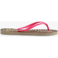 Havaianas sand grey Havaianas Slim Animal Sand Grey/pink 9924, Dame, Sko, Klipklapper, Brun, 39/40 BR 37/38