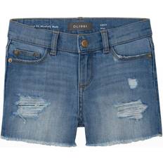 DL1961 Girl's Lucy Cut Off Denim Shorts, 7-16 FROST DISTRESSED