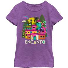 Disney Black Tops Disney Girl Encanto Magic Awaits You Graphic Tee Berry