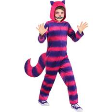 XL Combi-pantalons Cheshire Cat Costume Onesie for Kids - Alice in Wonderland