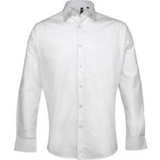 Premier Ekologisk Fairtrade-certifierad Chambray-skjorta för män Indigo Denim