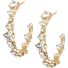 Caroline Svedbom Mini Antonia Earrings - Gold/Transparent