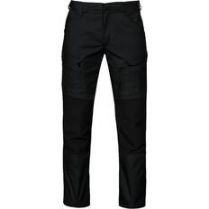 Cargo Motorcycle Leather Pants, black
