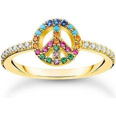 Thomas Sabo Bague pour femme Charming TR2373-488-7-54 925 Argent Jaune Doré