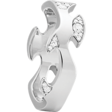 Georg Jensen Fusion Mittring Vitguld Pavé Diamanter