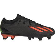 Adidas Synthetic Football Shoes adidas Junior Speedportal.3 Soft Ground - Core Black/Solar Red/Solar Green