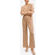 Multikleur - Vrouw Jumpsuits & Overalls Mango Jumpsuit Solange - Bruin/Geel