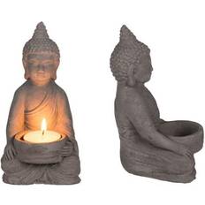 Beton Fyrfadsstager Out of The blue Buddha Fyrfadsstage 15cm
