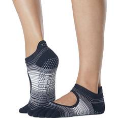 ToeSox Unisex Adult Bellarina Toe Socks (black)