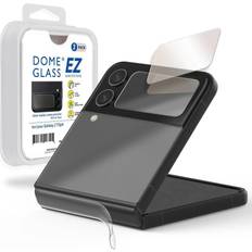 Samsung Galaxy Z Flip4 Skærmbeskyttelse & Skærmfiltre Whitestone Dome Glass EZ Outer Display Mirror Type Screen Protector with Hinge Cover for Galaxy Z Flip4 2-Pack