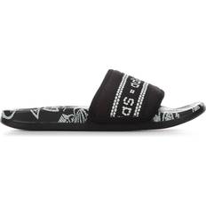 Adidas Textile Slides Adidas Adilette Comfort - Core Black/Off White