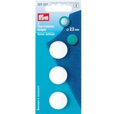 Prym Ueberziehbare Knoepfe KST 22 mm Weiss