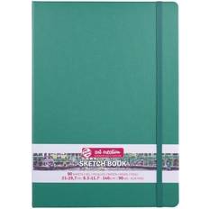 Vihreä Vesiväripaperit Talens Art Creation Sketchbook Forest Green 21 x 29.7 cm, 140 g, 80 sheets