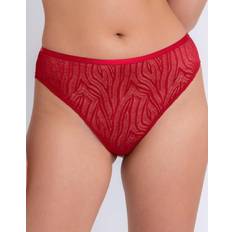 Red Knickers Curvy Kate Lace Daze Brazilian