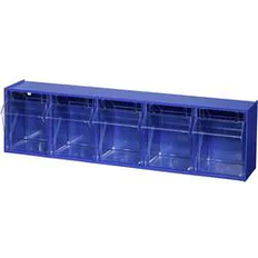 Allit Allit 464430 foldekasse-magasin VarioPlus ProFlip 5 (B x H x T) 600 x 165 x 135 mm Blå Transparent 1 stk Staukasten