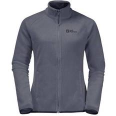 Damen Oberteile Jack Wolfskin Moonrise Full Zip Jacket - Schwarz