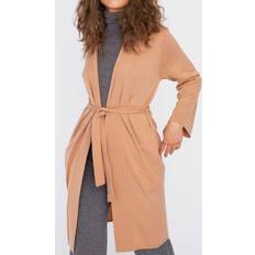 Loungewear Pierre Robert Lång Loungewear Cardigan Merinoull Nude