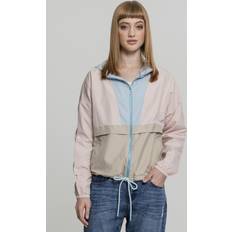 Urban Classics Ladies Ladies 3-Tone Oversize Windbreaker navy/white/fire