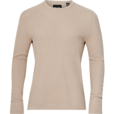 Only & Sons Strukturstickad Tröja Med Rund Halsringning Brun