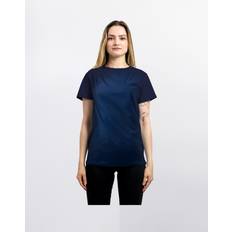 Amarillo - Mujer Camisas Slowmoose Basic Round Neck T-Shirt Camiseta - Taxi Yellow