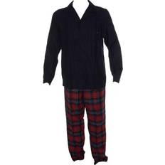 Ull Nattøy Tommy Hilfiger Flannel Pyjama Blue/Red